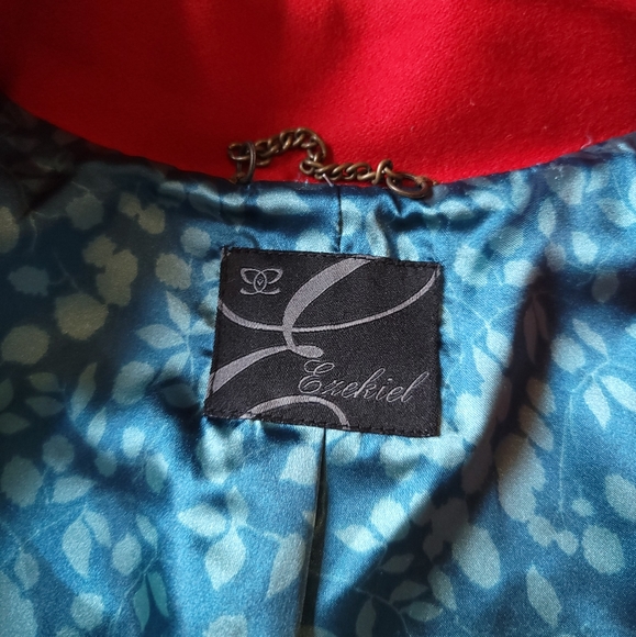 Cropped wool blend jacket - Picture 4 of 7